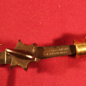 Vintage! 1848c. A.Stillman's Saw Set Wood/Brass Hand Tool