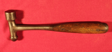 Load image into Gallery viewer, Vintage H.D.Smith Perfect Handle Ball Peen Hammer Excellent Patina Pat May 28,07
