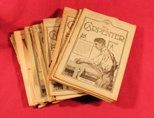 Load image into Gallery viewer, Vintage Lot Of 14 Antique “The Carpenter” Magazine Trade Journal 1925 &amp; 1926
