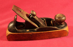 Vintage Stanley 8" No 122 Liberty Bell Smooth Wood Plane 1892 Transitional